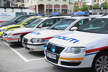 Image showing Norwegian Police Vehicle