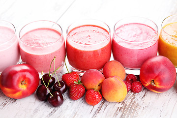 Image showing fruity smoothie