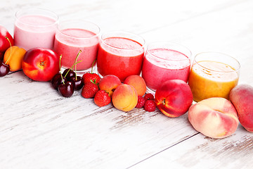 Image showing fruity smoothie