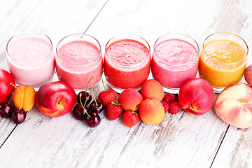 Image showing fruity smoothie