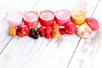 Image showing fruity smoothie