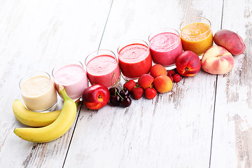 Image showing fruity smoothie