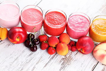 Image showing fruity smoothie