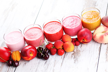 Image showing fruity smoothie