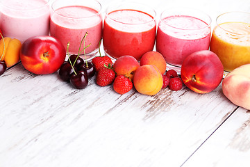 Image showing fruity smoothie