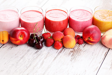 Image showing fruity smoothie