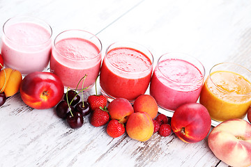 Image showing fruity smoothie