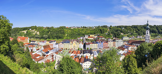 Image showing Panorama Burghausen