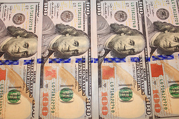 Image showing hundred dollar bank notes