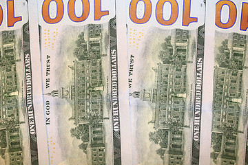 Image showing hundred dollar bank notes