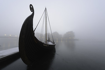 Image showing Vikingship in Tønsberg