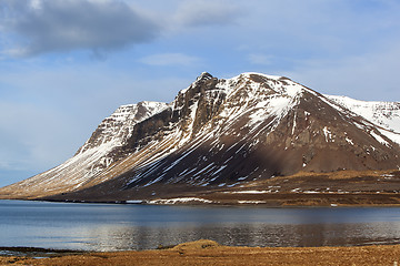 Image showing Volcanic landscape on the Snaefellsnes peninsula in Iceland