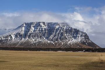 Image showing Volcanic landscape on the Snaefellsnes peninsula in Iceland