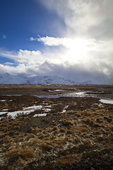 Image showing Volcanic landscape on the Snaefellsnes peninsula in Iceland