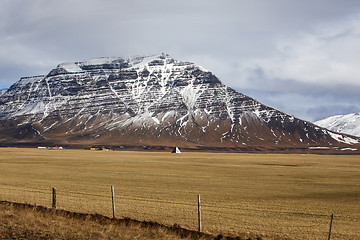 Image showing Volcanic landscape on the Snaefellsnes peninsula in Iceland