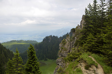 Image showing Mountain panorama in Bavaria, Germany