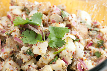 Image showing Healthy Homemade Potato Salad