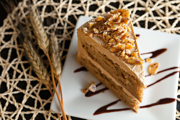 Image showing Almond Toffee Cake