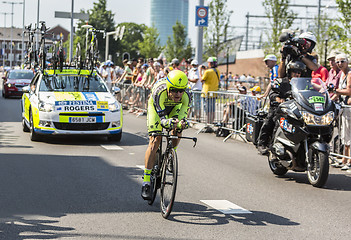 Image showing The Cyclist Michael Rogers - Tour de France 2015