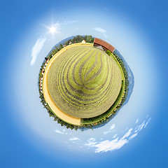 Image showing little planet countryside
