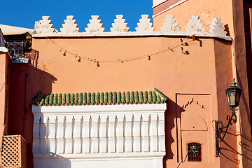 Image showing line in morocco  tile and colorated   abstract