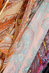 Image showing in  london accessory colorfull scarf and headscarf old market no