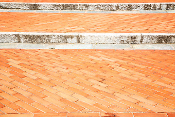 Image showing step   brick in  italy old wall and  