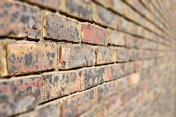 Image showing in london   the    abstract    texture of a ancien wall and ruin