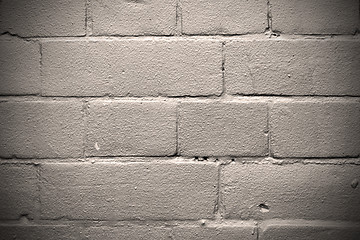 Image showing in london abstract    texture of a ancien wall and ruined brick