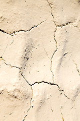 Image showing brown dry sand in sahara white