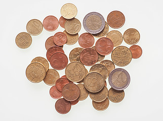 Image showing Euro coins