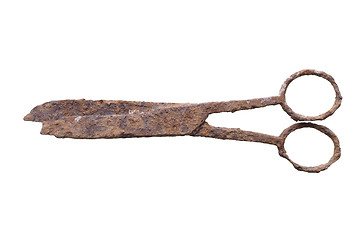 Image showing Rusted scissors