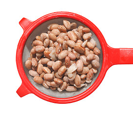 Image showing Borlotti beans vegetables isolated