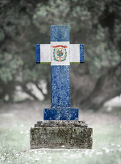 Image showing Gravestone in the cemetery - West Virginia