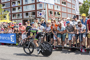 Image showing The Cyclist Pierre-Luc Perichon - Tour de France 2015