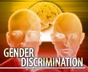 Image showing Gender discrimination Abstract concept digital illustration