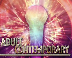 Image showing Adult contemporary abstract concept digital illustration