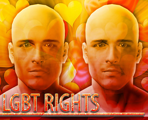 Image showing LGBT Rights Abstract concept digital illustration