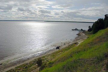 Image showing Ob, major river in western Siberia, Russia