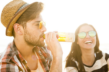 Image showing Couple having great time together