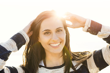 Image showing Beautiful latin young woman