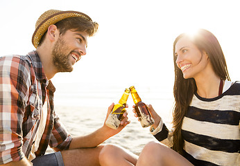Image showing Couple having great time together