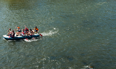 Image showing Rafting