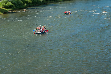 Image showing Rafting