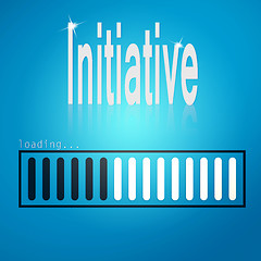 Image showing Initiative blue loading bar