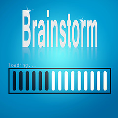 Image showing Brainstorm blue loading bar