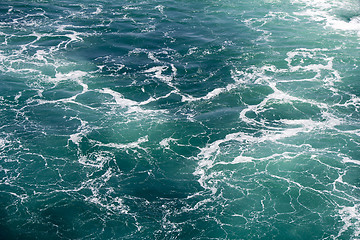 Image showing Seawater with Foam