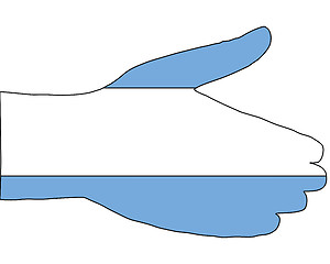 Image showing Argentinian handshake