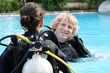 Image showing Scuba diving instructor