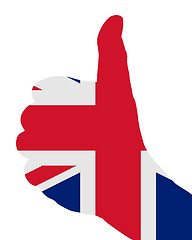 Image showing British finger signal